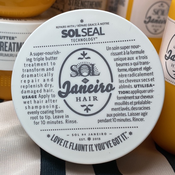 LAST ONE ❤️2.5 oz TRIPLE BRAZILIAN BUTTER HAIR REPAIR TREATMENT SOL DE JANEIRO - Picture 2 of 7